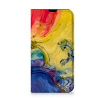 Bookcase iPhone 13 Mini Watercolor Dark - thumbnail