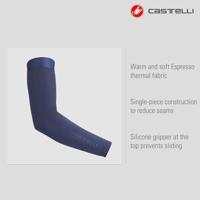 Castelli Espresso armwarmer blauw unisex S - thumbnail