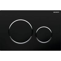 Bedieningsplaat Geberit Sigma 20 DF Zwart - thumbnail