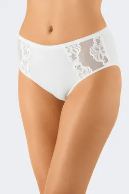 Kanten dames heup slip - Biologisch katoen - Duurzaam katoenen dames onderbroek