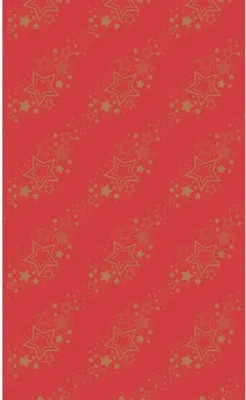 Duni dunicel tafelkleed holiday star 138x220cm rood 1 stuks
