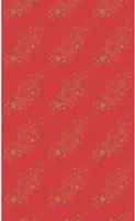Duni dunicel tafelkleed holiday star 138x220cm rood 1 stuks - thumbnail