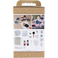Creativ Company Hobbyset cyanotypie, kerstdecoraties met cyanotypie, blauw, zilver, 1 doos - thumbnail