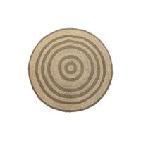 Tapijt DKD Home Decor Beige Bruin (150 x 1 x 150 cm) - thumbnail