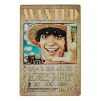 One Piece Ingot Luffy Wanted Poster Limited Edition - thumbnail