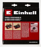 Einhell Power-X-Twincharger 3 A 4512069 Lader voor accupacks - thumbnail