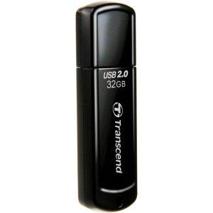 Transcend JetFlash® 350 USB-stick 32 GB Zwart TS32GJF350 USB-A 2.0