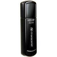 Transcend JetFlash® 350 USB-stick 32 GB Zwart TS32GJF350 USB-A 2.0 - thumbnail
