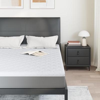 Matraspads Wit 140 x 200 cm Niet-plakkende polyester Matraspads Wit 140 x 200 cm Niet-plakkende polyester