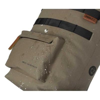 AGU Convoy Enkele Fietstas/Rugzak Urban Click'nGo - Beige - Waterdicht AGU Convoy Enkele Fietstas/Rugzak Urban Click'nGo - Beige - Waterdicht