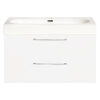 Differnz Somero badmeubel set FSC 60 cm hoogglans wit - thumbnail