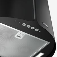 Franke FSMS F42 BK MATT/2 Eilandkap Zwart - thumbnail