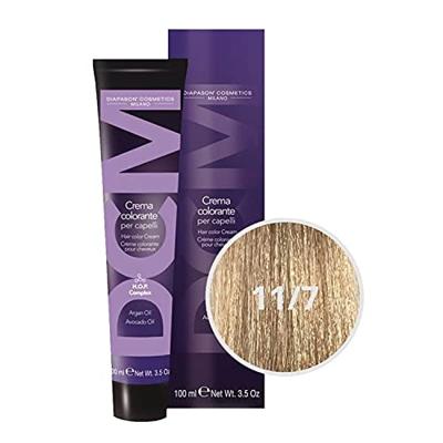 DCM Hair Color Cream 11/7 Extra Lightened Beige Blond Haarverf 100ml