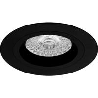 Ronde Zwarte Inbouwspot GU10 Armatuur - Aluminium - Ø93mm - thumbnail