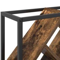 Wijnrek Gerookt eiken 51 x 18 x 52.5 cm Bewerkt hout - thumbnail