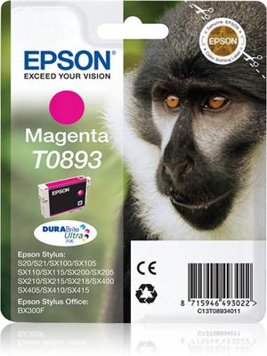 Epson inktpatroon Magenta T0893 DURABrite Ultra Ink