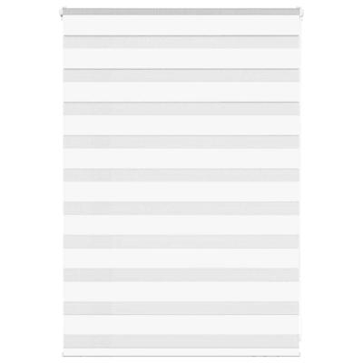 VidaXL Zebra blind 95x100 cm stofbreedte 90,9 cm polyester wit VidaXL Zebra blind 95x100 cm stofbreedte 90,9 cm polyester wit