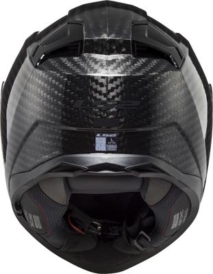 LS2 integraalhelm "ff811 vector ii carbon solid" helmet ff811 vect. ii solid bl.carbon xl