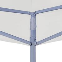 Partytent inklapbaar 3x3 m staal wit - thumbnail