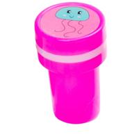 LG-Imports stempel kwal meisjes 4 x 2,5 cm roze - thumbnail