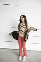 Like Flo Meisjes flair broek sweat - Blush - thumbnail