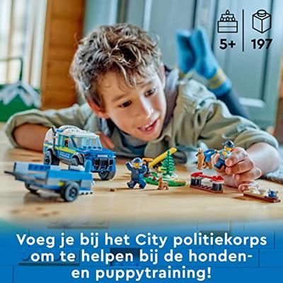 LEGO City - Mobiele training voor politiehonden Constructiespeelgoed