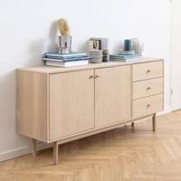 Bendt Dressoir 'Ove' Eiken whitewash, 160 x 75cm - thumbnail