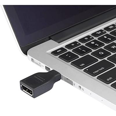 Renkforce RF-4174572 DisplayPort Adapter [1x Mini-DisplayPort stekker - 1x DisplayPort bus] Zwart Vergulde steekcontacten