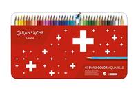 Kleurpotl caran d ache swisscolor aquarel 40st ass - thumbnail