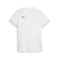 PUMA teamGOAL Voetbalshirt Dames Wit Lichtgrijs Zwart - thumbnail