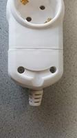 Kopp tafelcontactdoos 3-voudig 45gr RA wit zonder snoer - thumbnail