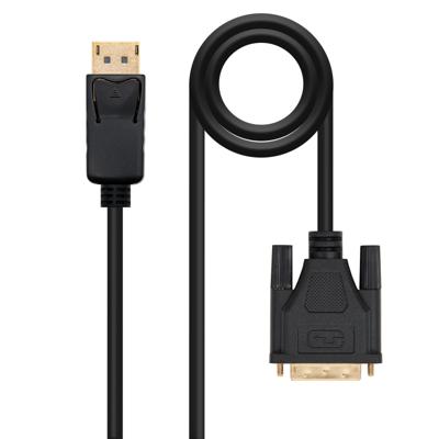 NANOCABLE 10.15.4501 Converter DisplayPort naar DVI, DisplayPort/stekker - DVI/stekker, zwart, 1 m
