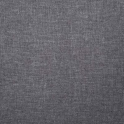 Bankje met opbergvak 116 cm polyester lichtgrijs