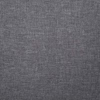 Bankje met opbergvak 116 cm polyester lichtgrijs - thumbnail