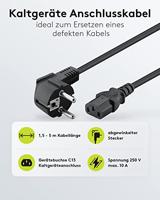goobay Eurostekker > C13 voedingskabel - thumbnail