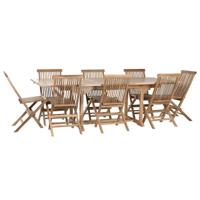 Tafel met stoelen Home ESPRIT 180 x 100 x 75 cm - thumbnail