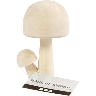 Creativ Company Paddestoel , h: 8,5 cm, b: 5,5 cm, 1 stuk