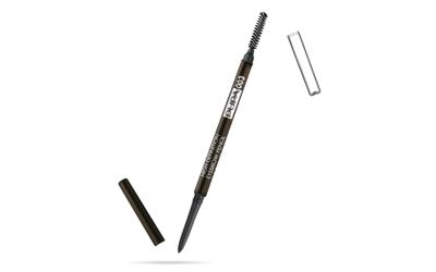 Pupa Milano - Pupa High Definition Eyebrow Pencil 0.09 g 003 Dark Brown Wenkbrauw Make-Up Oogpotlood