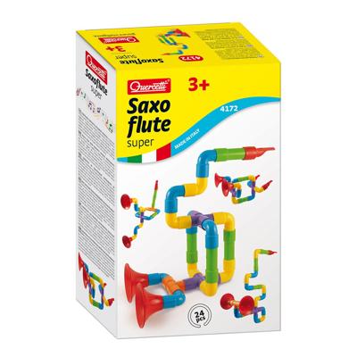 Quercetti buizen bouwset saxofoon, 24dlg.