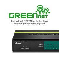 TRENDnet TPE-S44 8-Port 10/100Mbps PoE Switch, 4 x 10/100, 4 x 10/100 PoE, 802.3af, 30 W PoE vermogen - thumbnail