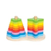 Hape stapeltoren regenboog - thumbnail