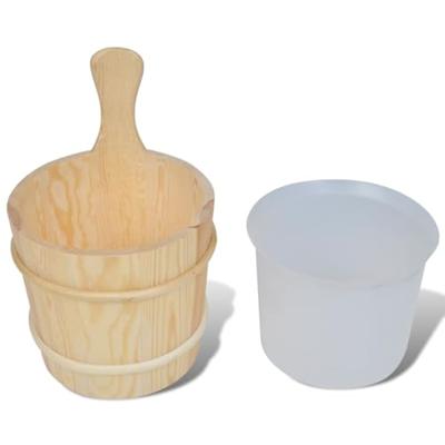 VidaXL 5-delige sauna-accessoireset - thumbnail