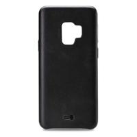 Senza Pure Leather Cover Samsung Galaxy S9 Deep Black - thumbnail