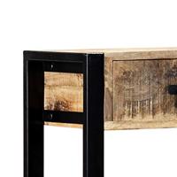 Wandtafel 90x30x75 cm massief mangohout - thumbnail