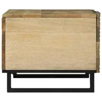 Salontafel Bruin en zwart 80 x 50 x 40 cm - thumbnail