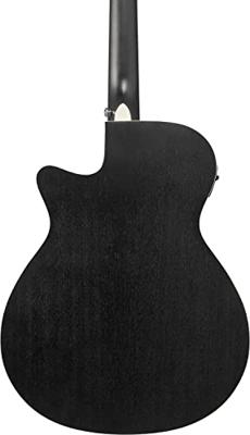 Ibanez AEG7MH Weathered Black elektrisch-akoestische westerngitaar - thumbnail