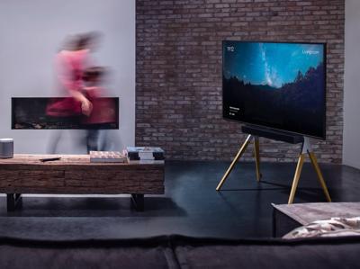 One For All 70 TV Stand Falcon Oak & Silver grey TV-voet In hoogte verstelbaar, Zwenkbaar 81,3 cm (32) - 177,8 cm (70) Zwenkbaar, In hoogte verstelbaar, One For All 70 TV Stand Falcon Oak & Silver grey TV-voet In hoogte verstelbaar, Zwenkbaar 81,3 cm (32) - 177,8 cm (70) Zwenkbaar, In hoogte verstelbaar,