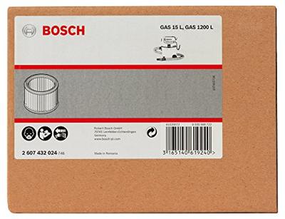 Bosch Accessories 2607432024 Vouwfilter, filteroppervlak 3000 cm², 139 x 185 mm, accessoire voor GAS 15 L