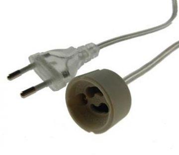 Enzo Halogeen lamphouder GU10 snoer 2,0 mtr - 6043304 Enzo Halogeen lamphouder GU10 snoer 2,0 mtr - 6043304