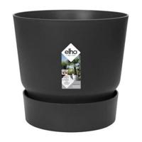 Elho Bloempot Greenville Ø30cm Zwart - thumbnail